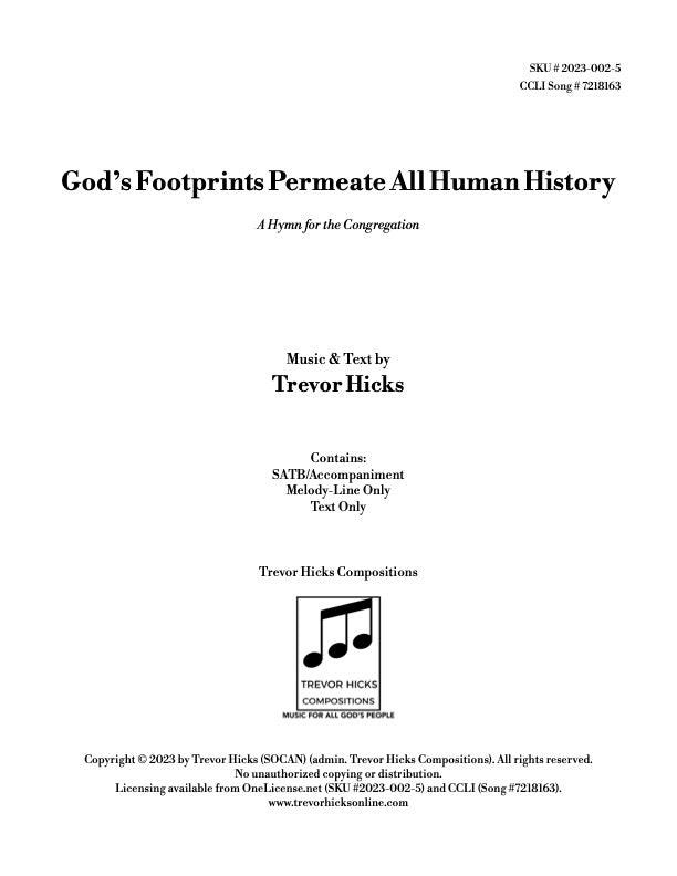 God's Footprints Permeate all Human History