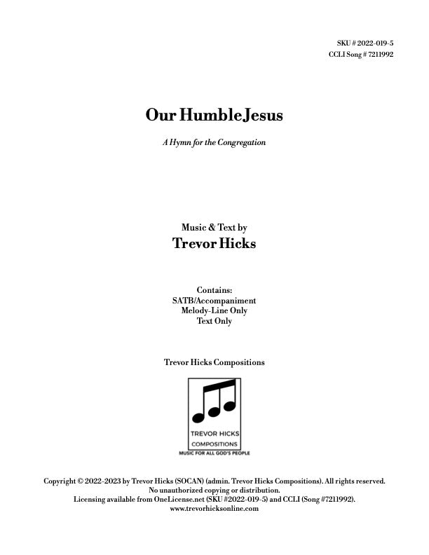 Our Humble Jesus