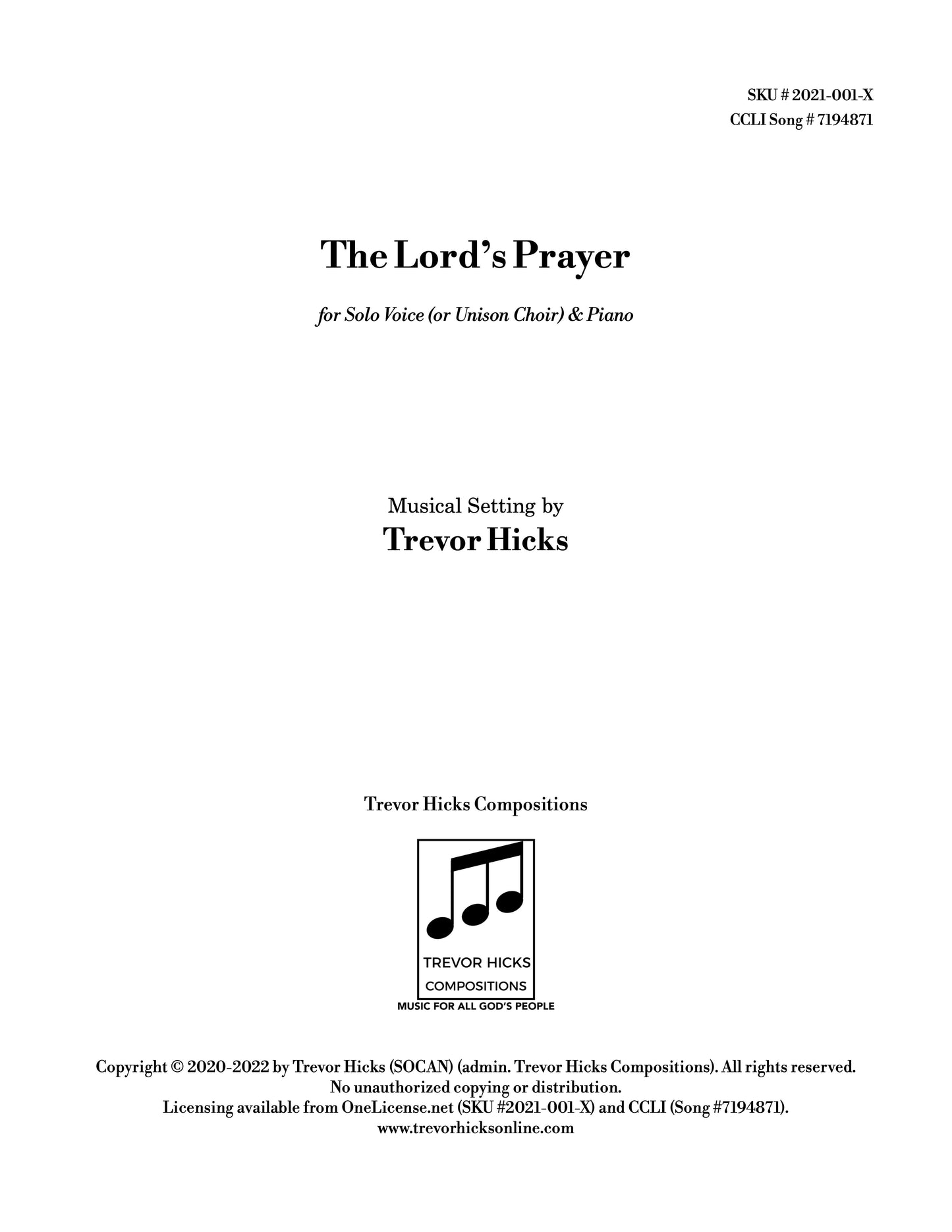 The Lord's Prayer